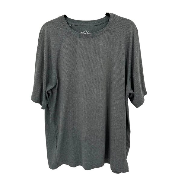 Glacier Performance Mens XL Gray Short-Sleeve Athletic Shirt Lightweight - Picture 1 of 8